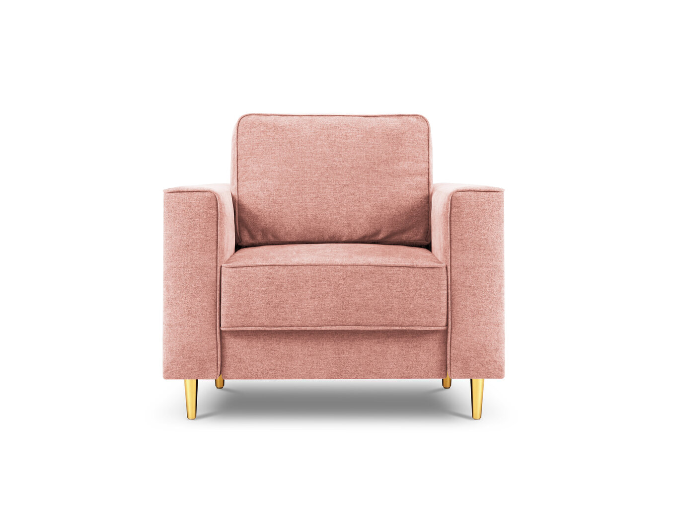 Krēsls Cosmopolitan Design Fano, rozā/zeltainas krāsas cena un informācija | Atpūtas krēsli | 220.lv