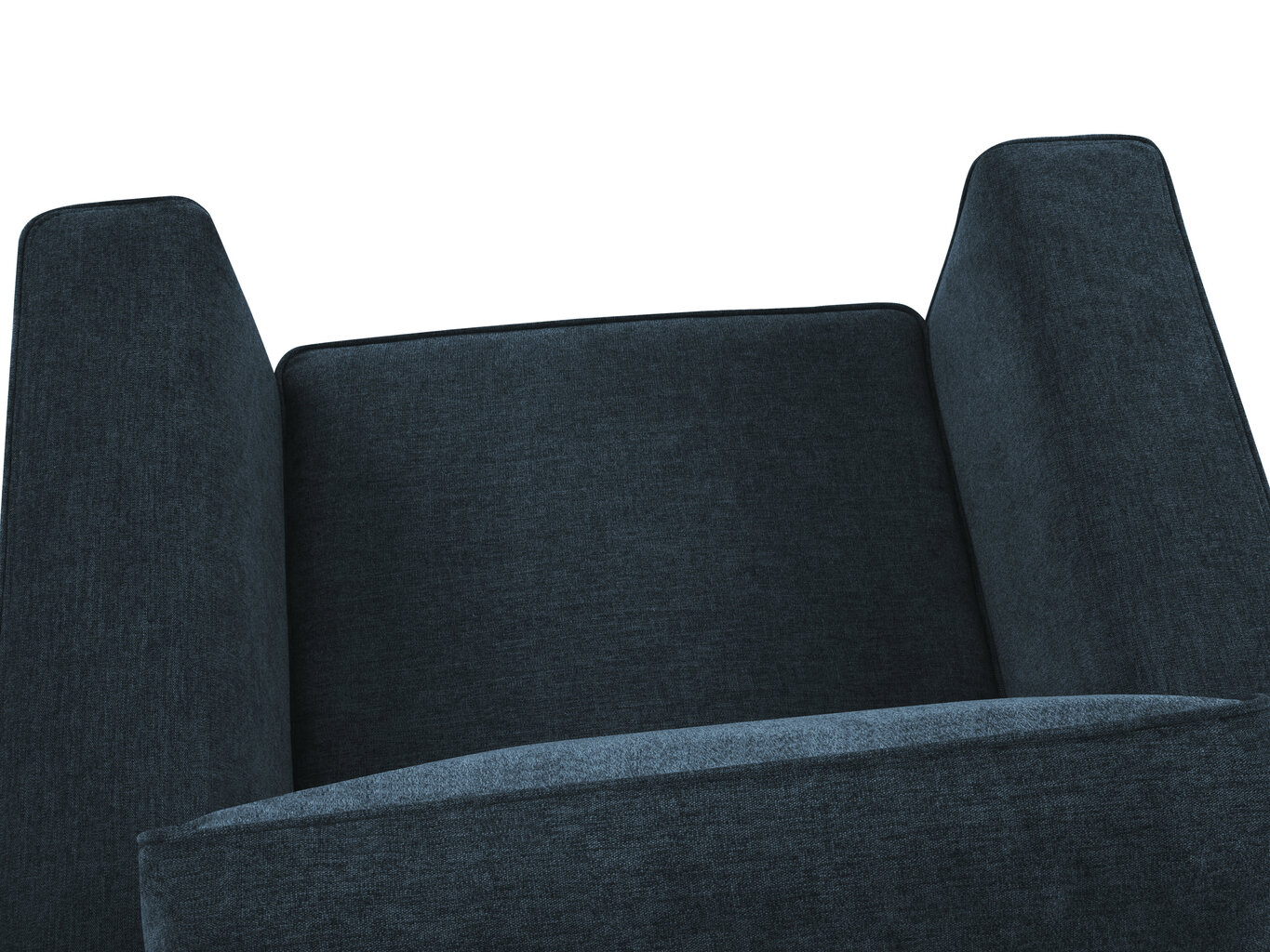 Krēsls Cosmopolitan Design Fano, tumši zils/zeltainas krāsas cena un informācija | Atpūtas krēsli | 220.lv