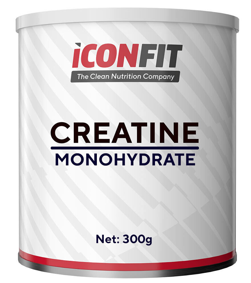 Kreatīna monohidrāts Iconfit Micronized Creatine 300 g cena un informācija | Uztura bagātinātāji enerģijai | 220.lv