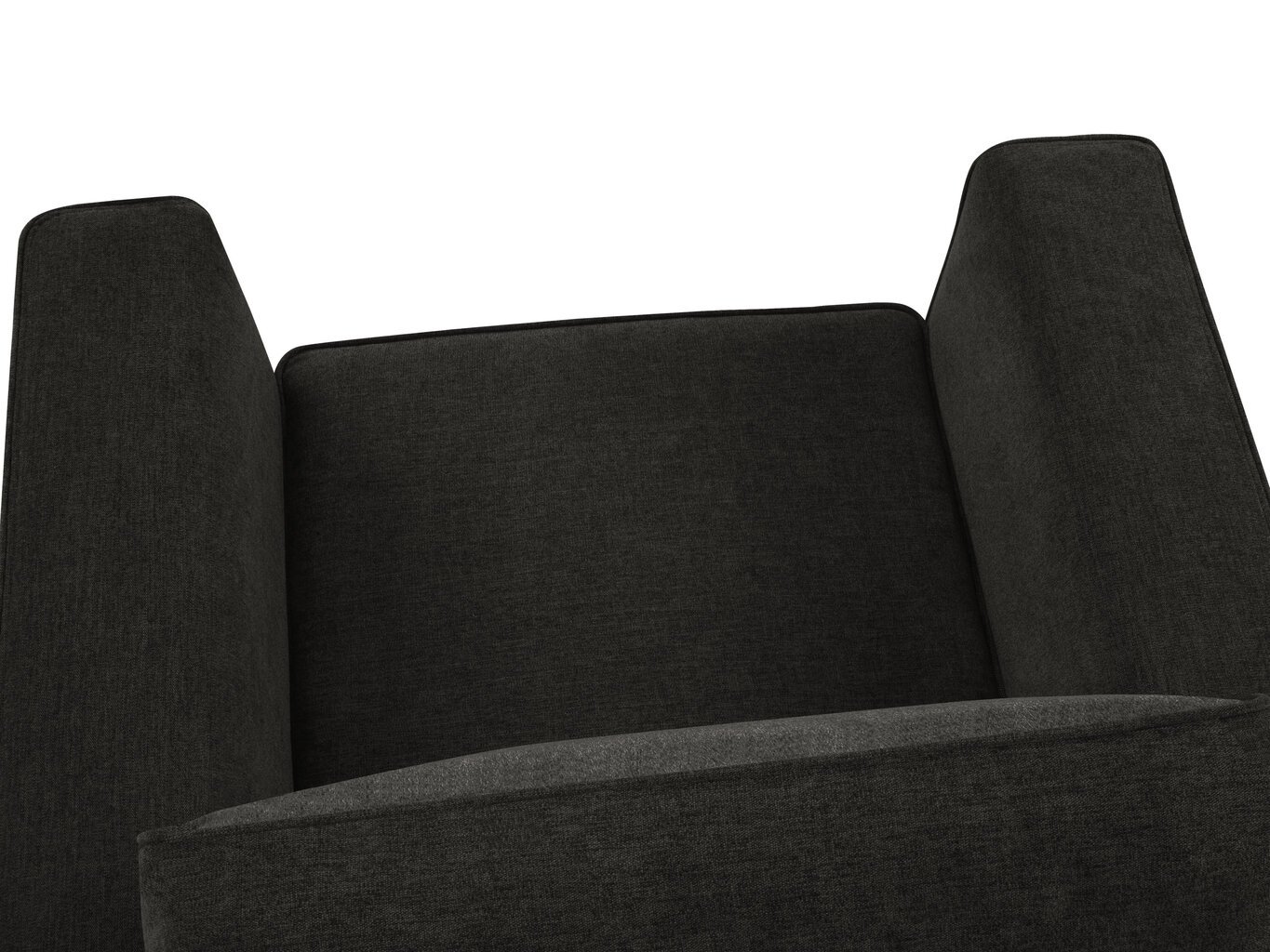 Krēsls Cosmopolitan Design Fano, melns/zeltainas krāsas цена и информация | Atpūtas krēsli | 220.lv