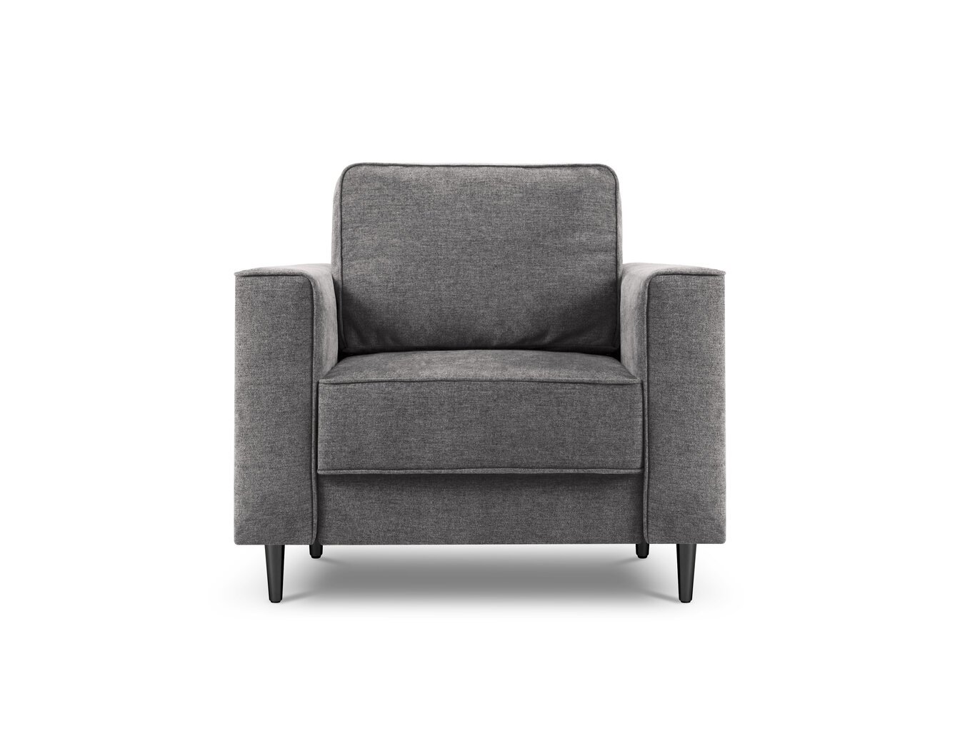 Krēsls Cosmopolitan Design Fano, pelēks/melns cena un informācija | Atpūtas krēsli | 220.lv