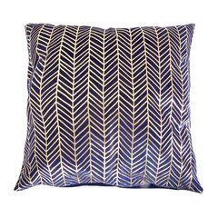 Декоративный чехол на подушку My Home Velvet Blue Herringbone цена и информация | Декоративные подушки и наволочки | 220.lv