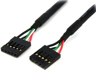 StarTech 24in Internal 5 pin USB IDC Motherboard Header Cable F/F цена и информация | Кабели и провода | 220.lv