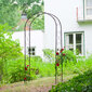 Nature dārza arka, melna, 100x37x230 cm, metāls cena un informācija | Dārza dekori | 220.lv