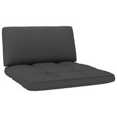 vidaXL palešu dīvānu matrači, 2 gab., antracītpelēki cena un informācija | Krēslu paliktņi | 220.lv