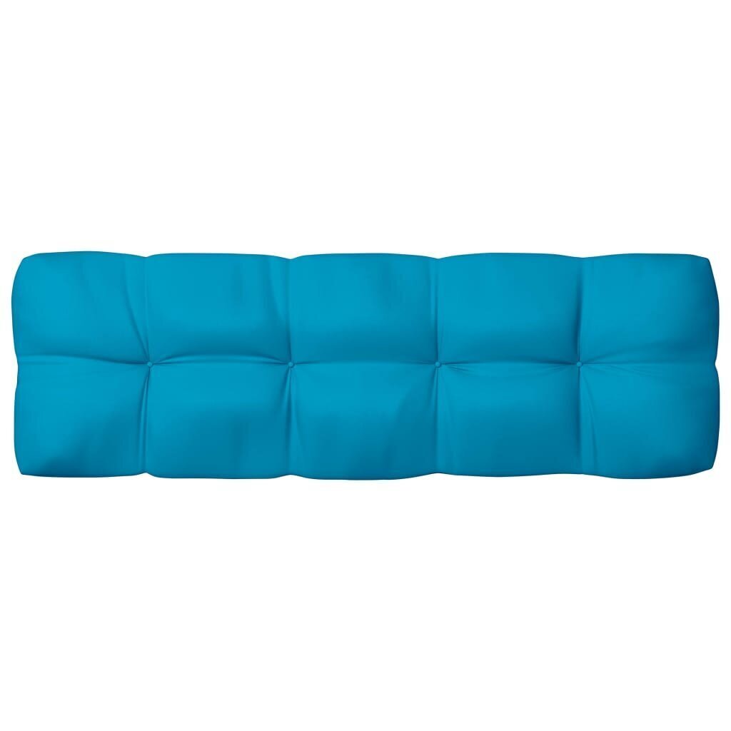 vidaXL palešu dīvānu matrači, 2 gab., zili cena un informācija | Krēslu paliktņi | 220.lv
