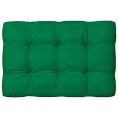 vidaXL palešu dīvānu matrači, 2 gab., zaļi cena un informācija | Krēslu paliktņi | 220.lv