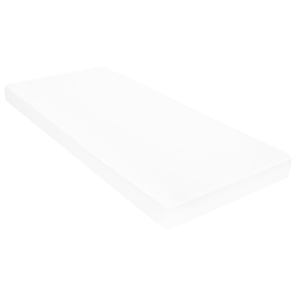 vidaXL dīvāngulta ar matraci, 90x200 cm, melna, priedes masīvkoks cena un informācija | Gultas | 220.lv