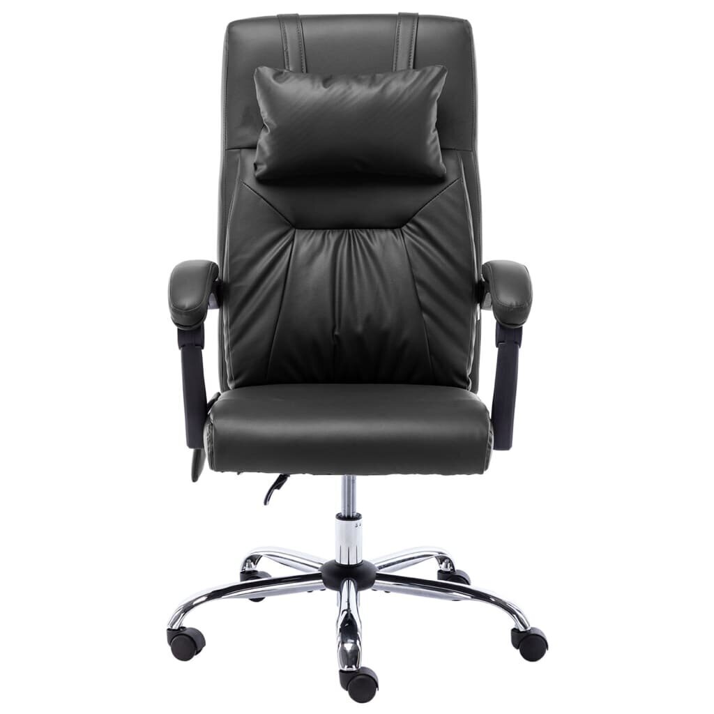 vidaXL Masāžas biroja krēsls, melns cena un informācija | Biroja krēsli | 220.lv