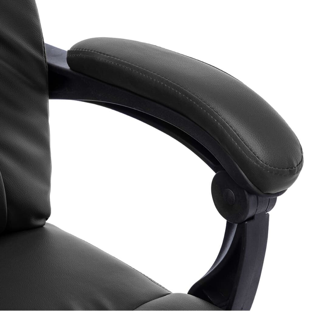 vidaXL Masāžas biroja krēsls, melns cena un informācija | Biroja krēsli | 220.lv