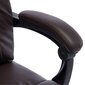 Masāžas biroja krēsls, brūns цена и информация | Biroja krēsli | 220.lv