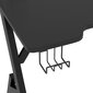 vidaXL datorspēļu galds, Y-formas kājas, melns, 90x60x75 cm цена и информация | Datorgaldi, rakstāmgaldi, biroja galdi | 220.lv