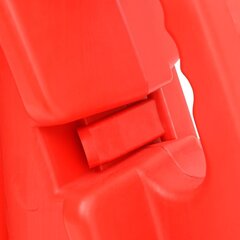 vidaXL satiksmes barjera, salokāma, sarkana, 210x50x105 cm cena un informācija | Auto piederumi | 220.lv