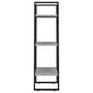 vidaXL plaukts, betona pelēks, 60x30x105 cm, kokskaidu plāksne цена и информация | Saimniecības plaukti | 220.lv