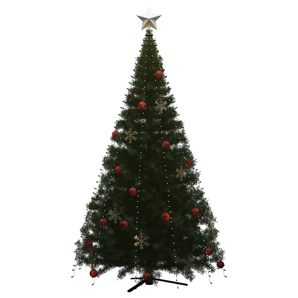 vidaXL Ziemassvētku lampiņas, 500 LED, 500 cm, vēsi baltas cena un informācija | Ziemassvētku lampiņas, LED virtenes | 220.lv