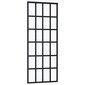 vidaXL bīdāmās durvis ar stiprinājumiem, stikls, alumīnijs, 76x205 cm cena un informācija | Iekšdurvis | 220.lv