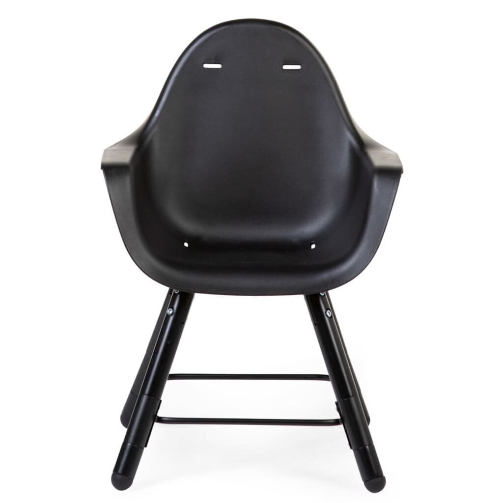 CHILDHOME bērnu barošanas krēsls Evolu 2, melns cena un informācija | Barošanas krēsli | 220.lv