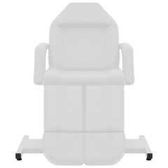 vidaXL procedūru krēsls, mākslīgā āda, balts, 180x62x78 cm цена и информация | Мебель для салонов красоты | 220.lv