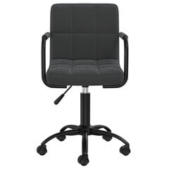 vidaXL biroja krēsls, melns samts цена и информация | Офисные кресла | 220.lv