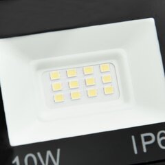 vidaXL LED prožektors, 10 W, vēsi balta gaisma цена и информация | Фонарики | 220.lv