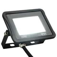 vidaXL LED prožektors, 20 W, vēsi balta gaisma cena un informācija | Lukturi | 220.lv
