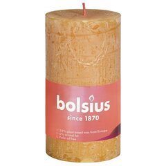 Bolsius cilindriskas sveces Shine, 8 gab., 100x50 mm, dzeltenas cena un informācija | Bolsius Mēbeles un interjers | 220.lv