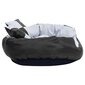 vidaXL suņu matracis, pelēks ar melnu, divpusējs, 85x70x20 cm cena un informācija | Suņu gultas, spilveni, būdas | 220.lv