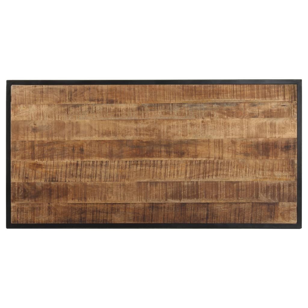 vidaXL virtuves galds, 120 cm, neapstrādāts mango koks цена и информация | Virtuves galdi, ēdamgaldi | 220.lv