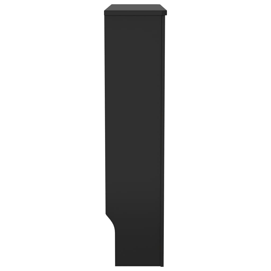 vidaXL radiatora pārsegs, melns MDF, 78 cm cena un informācija | Kamīnu un krāšņu aksesuāri | 220.lv
