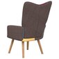 vidaXL šūpuļkrēsls, tekstilmozaīkas audums cena un informācija | Atpūtas krēsli | 220.lv