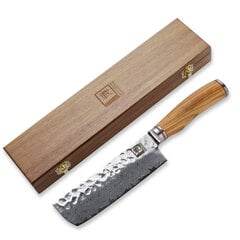 Japāņu Damaskas nazis OLEIO Zayiko, Olive Series, Nakiri, 18 cm cena un informācija | Naži un to piederumi | 220.lv