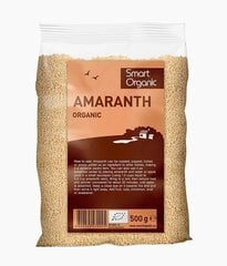 Amaranta sēklas Smart Organic, 500 g cena un informācija | Rieksti, sēklas, žāvēti augļi | 220.lv