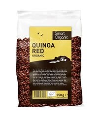 Красные семена киноа (kynva) Smart Organic, 250 г цена и информация | Орехи, сухофрукты, семечки | 220.lv