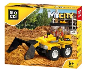 Конструктор Blocki MyCity Mini Bulldozer KB0230, 88шт. цена и информация | Конструкторы и кубики | 220.lv