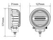 Tālās gaismas Optibeam Savage 5 ar stāvgaismu 25W 9-36V Ref.30 2000lm R112 R10 R7 cena un informācija | Automašīnu spoguļi, restes, lukturi | 220.lv