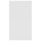 vidaXL sienas plaukti, 4 gab., balti, 80x15x26,5 cm, skaidu plāksne цена и информация | Plaukti | 220.lv