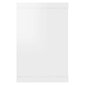 vidaXL sienas plaukti, 4 gab., augsti, spīdīgi balti, 60x15x23 cm cena un informācija | Plaukti | 220.lv