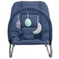 vidaXL bērnu šūpuļkrēsls, tumši zils, tērauds cena un informācija | Bērnu šūpuļkrēsliņi | 220.lv