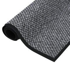 Серый входной коврик, 90x150 см, под дверь цена и информация | Придверные коврики | 220.lv