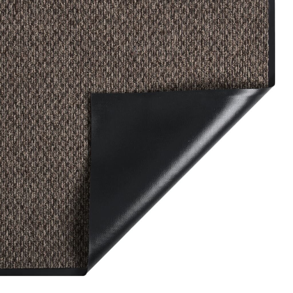 vidaXL durvju paklājs, 60x80 cm, bēšs cena un informācija | Kājslauķi | 220.lv