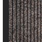 vidaXL durvju paklājs, svītrains, bēšs, 60x80 cm cena un informācija | Kājslauķi | 220.lv