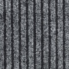 vidaXL durvju paklājs, svītrains, pelēks, 80x120 cm цена и информация | Придверные коврики | 220.lv