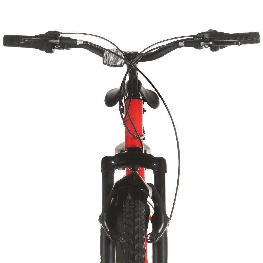 vidaXL kalnu velosipēds, 21 ātrums, 26'', 42 cm, sarkans cena un informācija | Velosipēdi | 220.lv