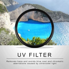 Aizsargājošs UV filtrs 40.5 mm rise-uk cena un informācija | Filtri | 220.lv