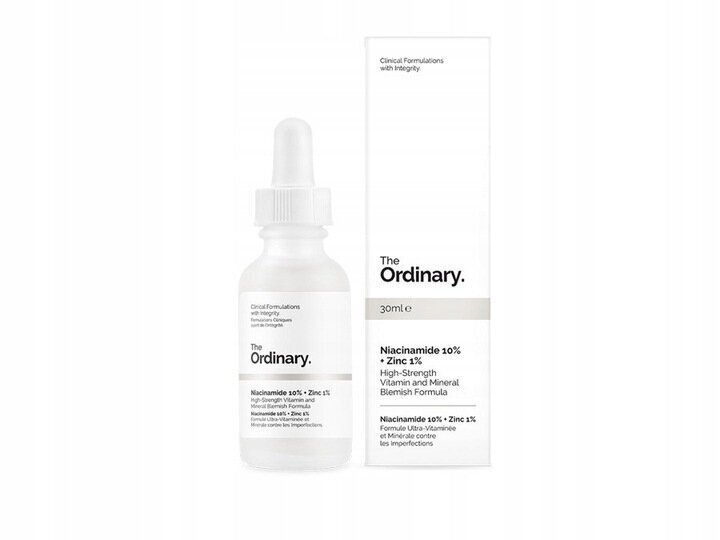 Serums The Ordinary Niacinamide 10% + Zinc 1%, 30 ml cena un informācija | Serumi sejai, eļļas | 220.lv