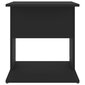 vidaXL galdiņš, melns, 45x45x48 cm, skaidu plāksne cena un informācija | Žurnālgaldiņi | 220.lv