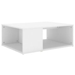 vidaXL kafijas galdiņš, balts, 90x67x33 cm , skaidu plāksne cena un informācija | Žurnālgaldiņi | 220.lv