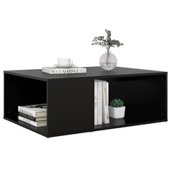 vidaXL kafijas galdiņš, melns, 90x67x33 cm , skaidu plāksne cena un informācija | Žurnālgaldiņi | 220.lv