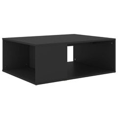 vidaXL kafijas galdiņš, melns, 90x67x33 cm , skaidu plāksne cena un informācija | Žurnālgaldiņi | 220.lv