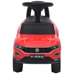 vidaXL stumjams rotaļu auto, Volkswagen T-Roc, sarkans цена и информация | Игрушки для малышей | 220.lv